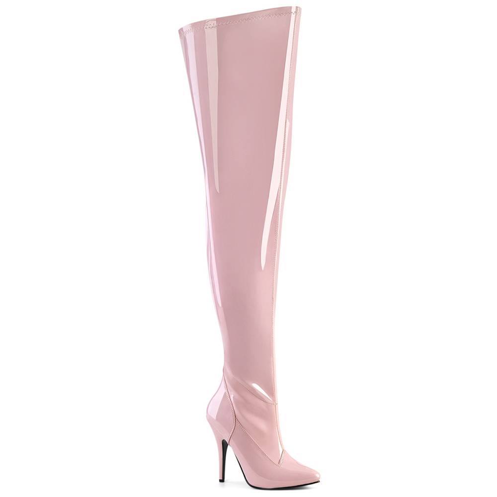 Pleaser - SEDUCE3000WC Bottes cuissardes à plateforme - Rose Product image